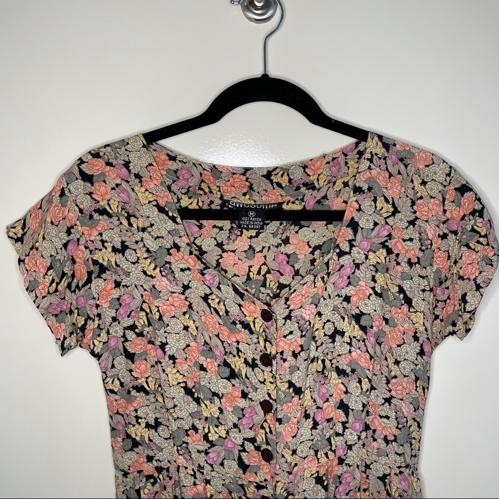 Vintage Floral Jumpsuit by AWESOME